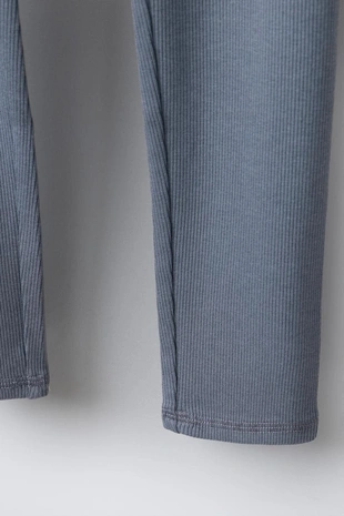 Легинсы в рубчик с модалом и этикеткой- Заказать в России