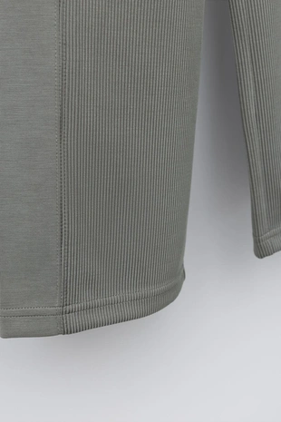 Брюки WIDE LEG в рубчик из модала- Заказать в России