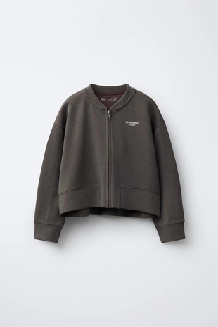 Бомбер в рубчик с модалом- Заказать в России