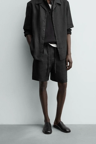 Шорты RELAXED FIT из 100% льна