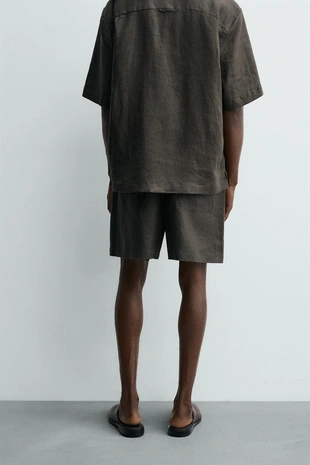 Шорты RELAXED FIT из 100% льна