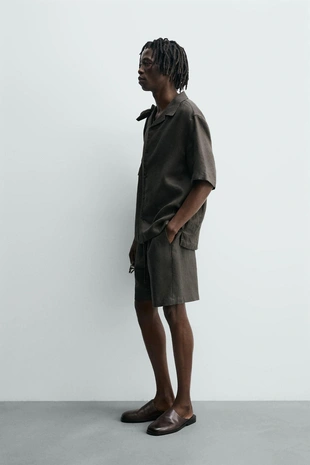 Шорты RELAXED FIT из 100% льна