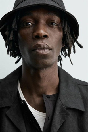 Рубашка свободного кроя из 100% льна- Заказать в России