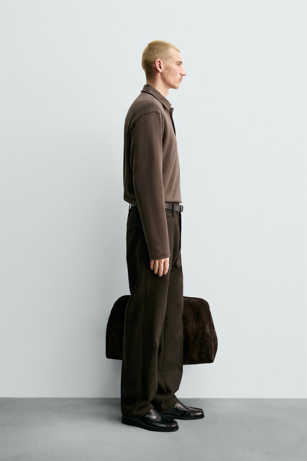 ПОЛО ИЗ ХЛОПКА С ВОРСИСТОЙ ТЕКСТУРОЙ