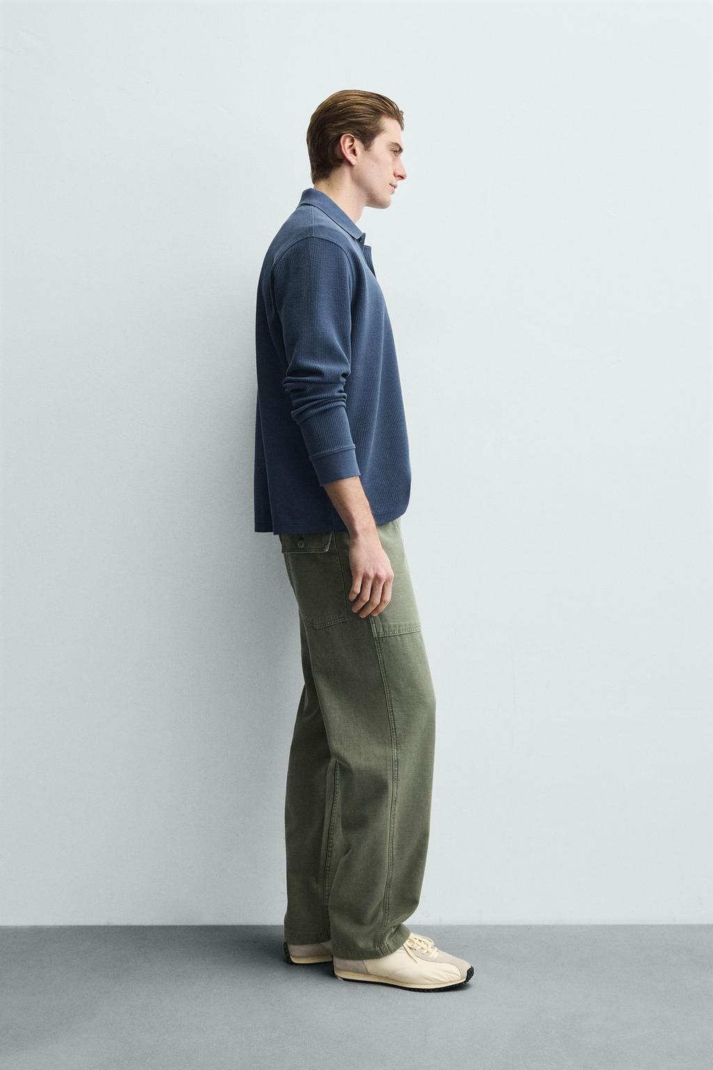 ПОЛО В ПОЛОСКУ ИЗ РЕЛЬЕФНОГО ТРИКОТАЖА