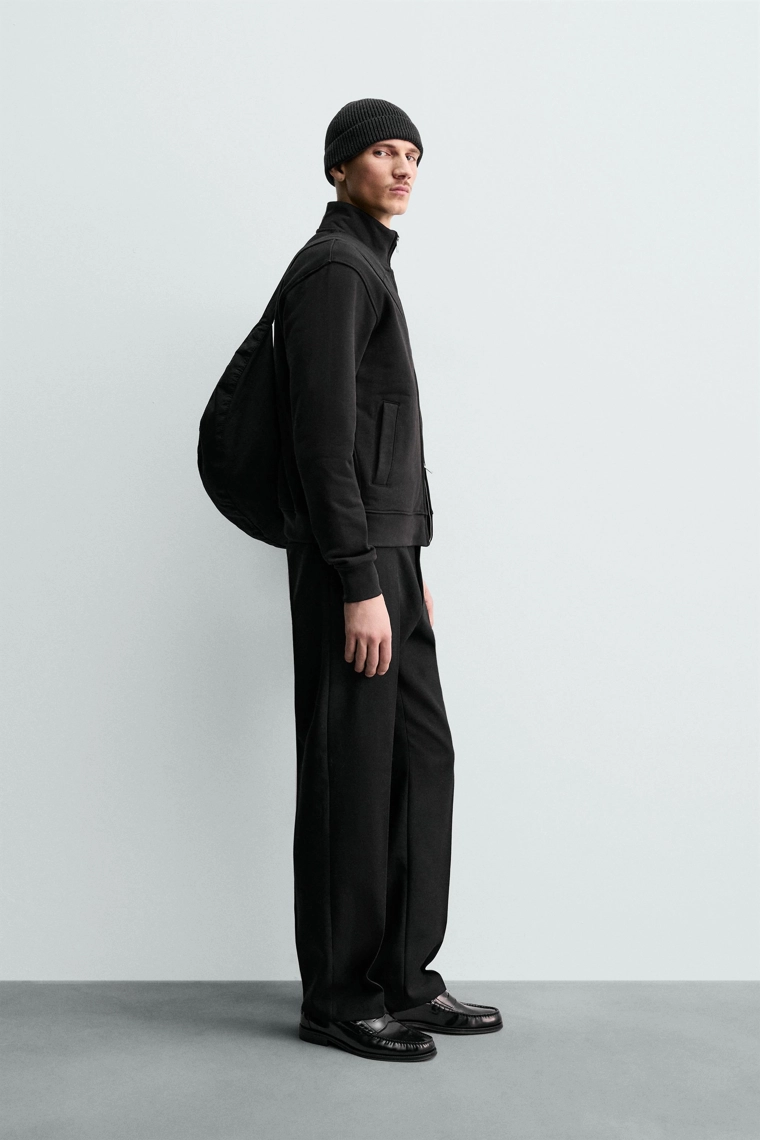 Толстовка с молнией тяжелого веса из коллекции origins