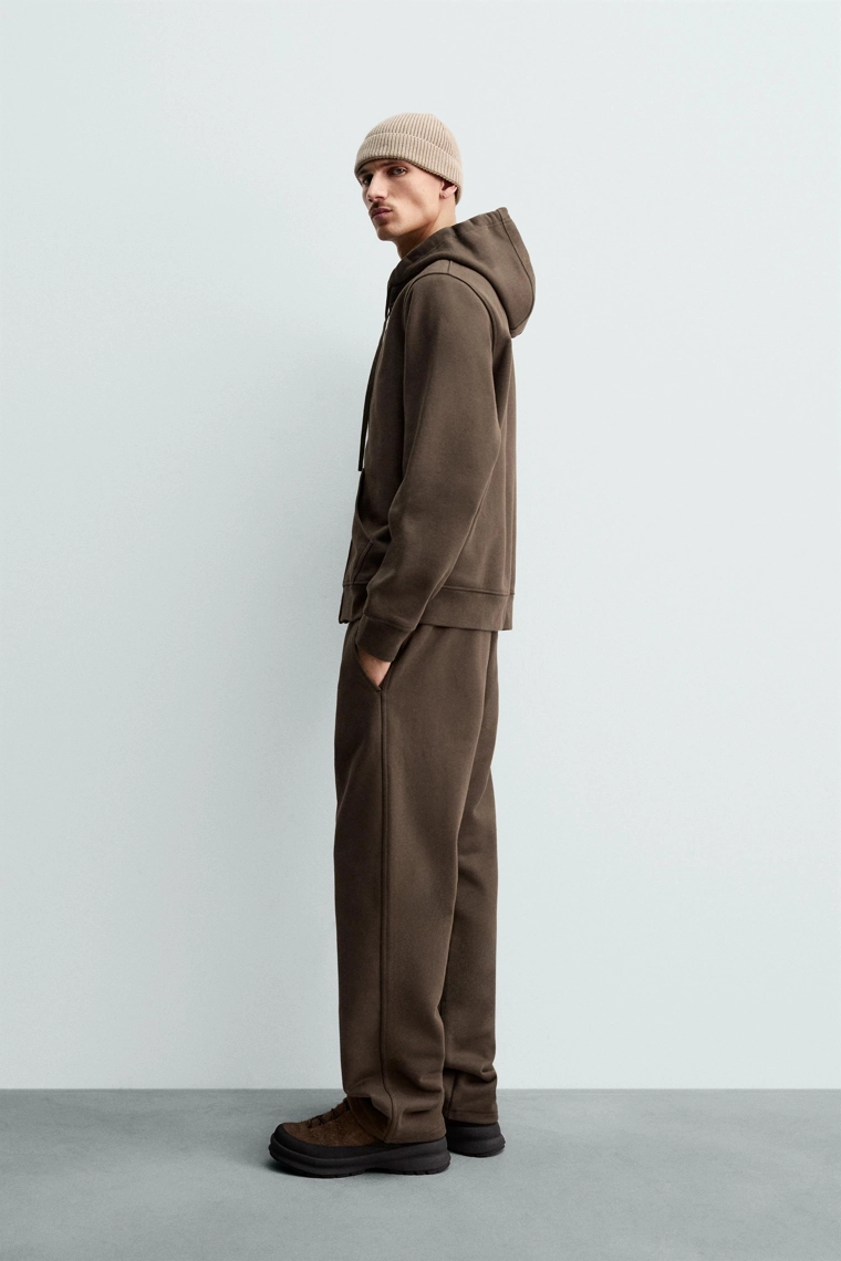 Толстовка с молнией и капюшоном тяжелого веса из коллекции origins