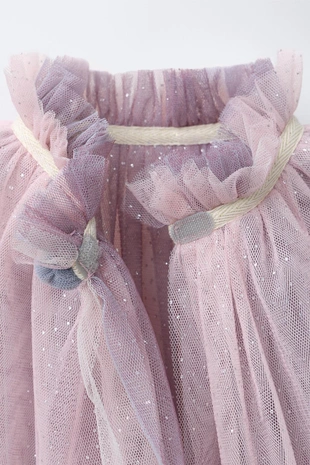 Накидка из тюля с блестками костюм «фея-бабочка»- Заказать в России