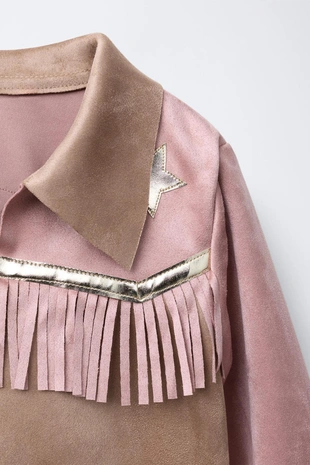 Куртка-костюм ковбойки с бахромой- Заказать в России