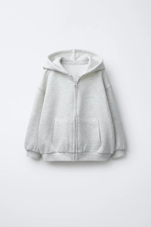 Толстовка на молнии с капюшоном