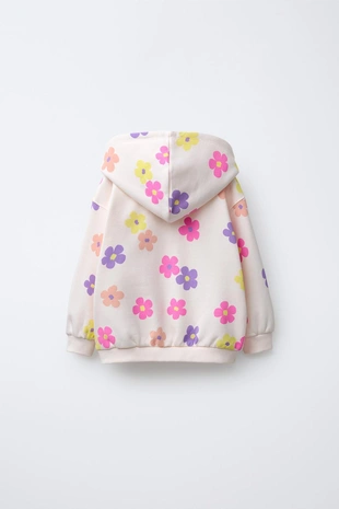 Толстовка на молнии с принтом- Заказать в России