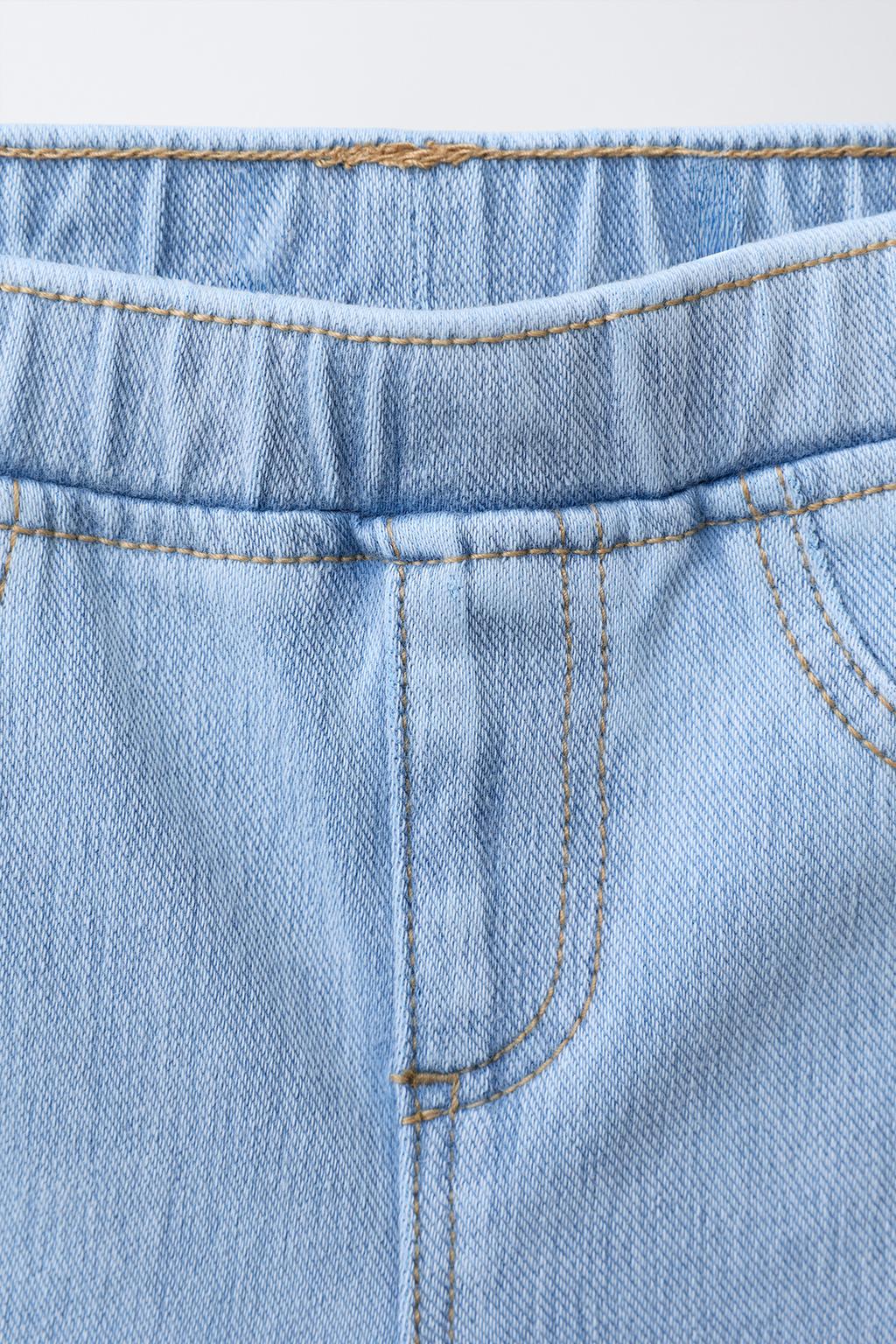 ДЖИНСОВЫЕ ЛЕГИНСЫ FLARE