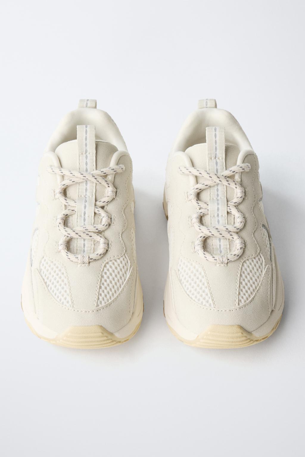 КРОССОВКИ С СЕТЧАТОЙ ТКАНЬЮ