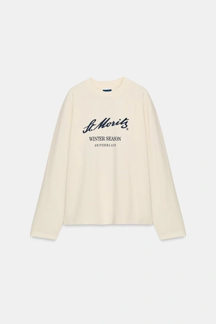 Футболка ST. MORITZ® с длинными рукавами- Заказать в России