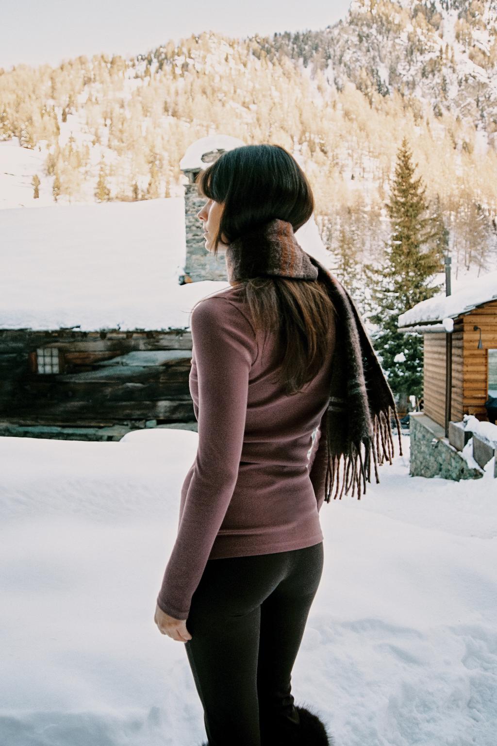 ФУТБОЛКА В РУБЧИК С ДЛИННЫМИ РУКАВАМИ