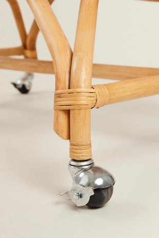 Детская мини-кроватка из ротанга- Заказать в России