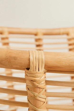 Детская мини-кроватка из ротанга- Заказать в России