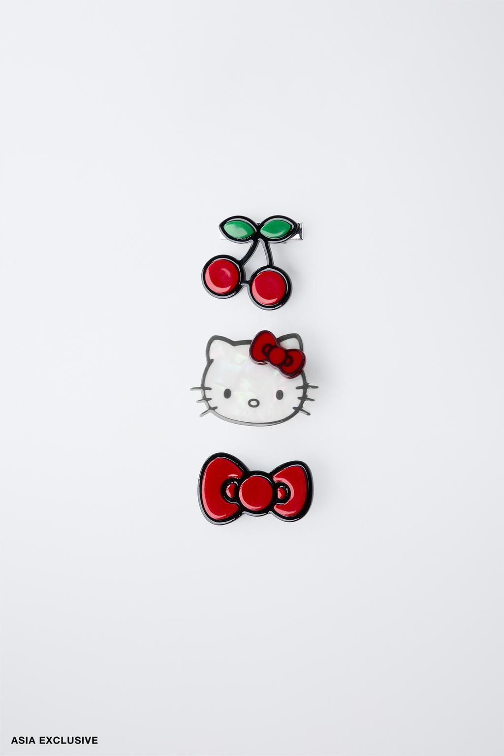 НАБОР ИЗ ТРЕХ ЗАКОЛОК HELLO KITTY © SANRIO
