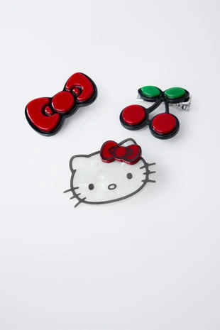 Набор из трех заколок HELLO KITTY © SANRIO- Заказать в России