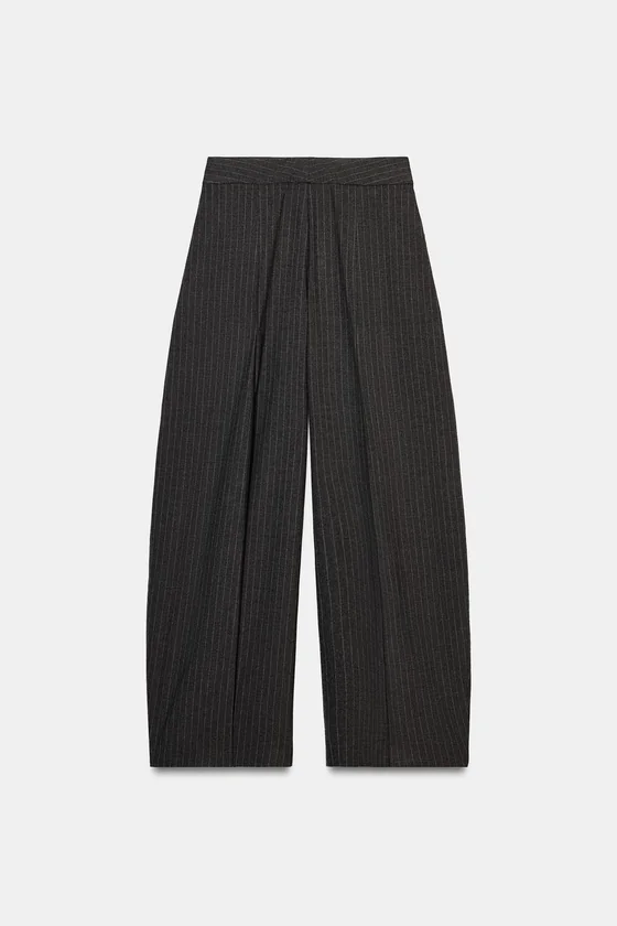 БРЮКИ  С ЗАЩИПАМИ — коллекция Zara «ZW»