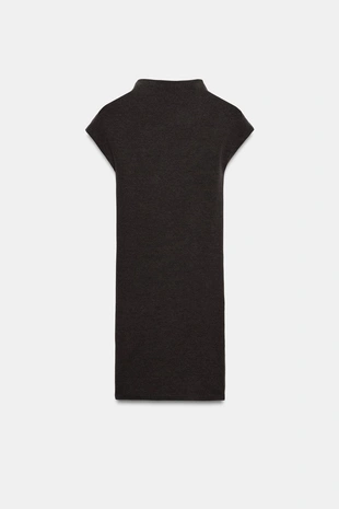 Короткое платье с воротником-стойкой- Заказать в России