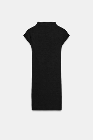 Короткое платье с воротником-стойкой- Заказать в России