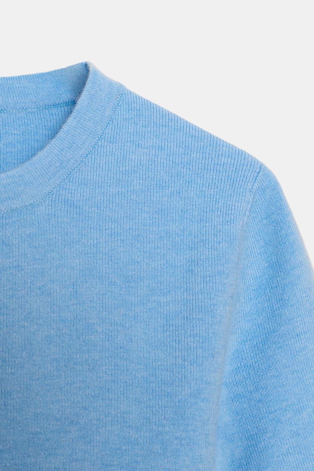 СВИТЕР С КОРОТКИМИ РУКАВАМИ ИЗ МЯГКОГО ТРИКОТАЖА