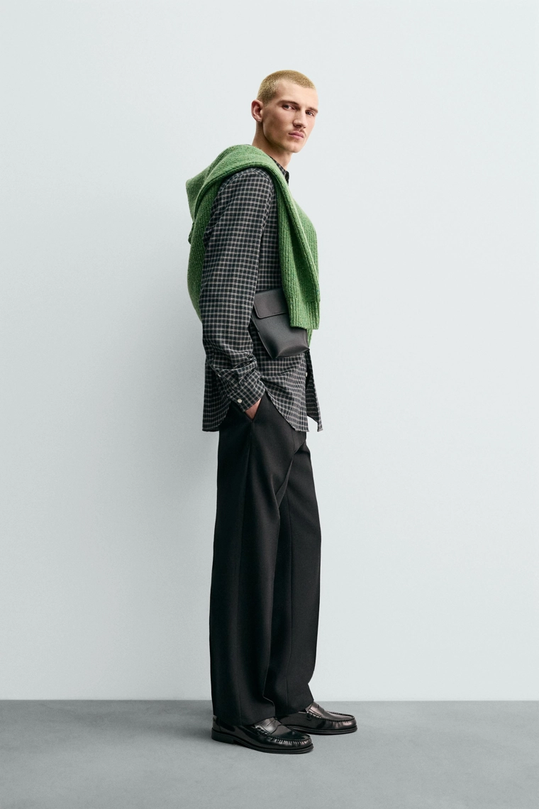 Рубашка клетчатая с добавлением шерсти origins