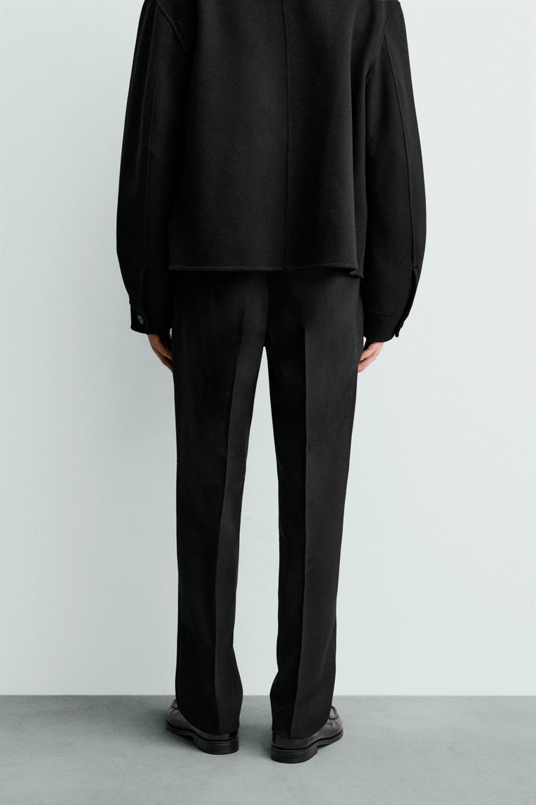 Брюки-чино из 100% шерсти