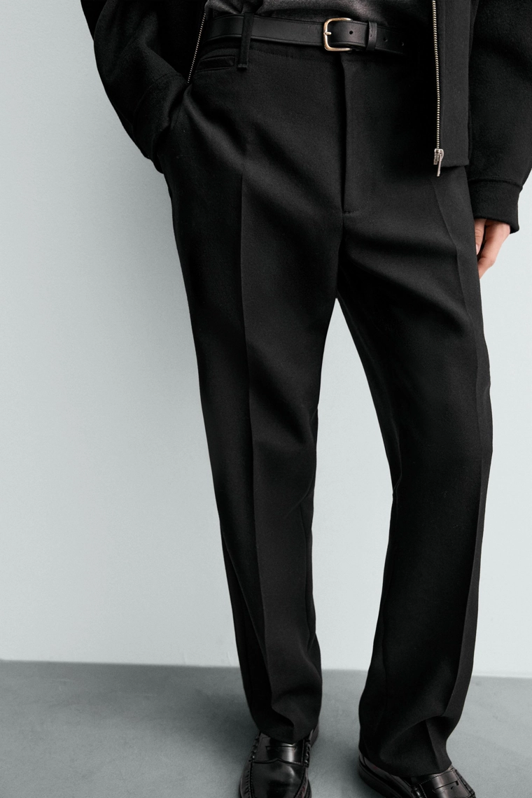 Брюки-чино из 100% шерсти