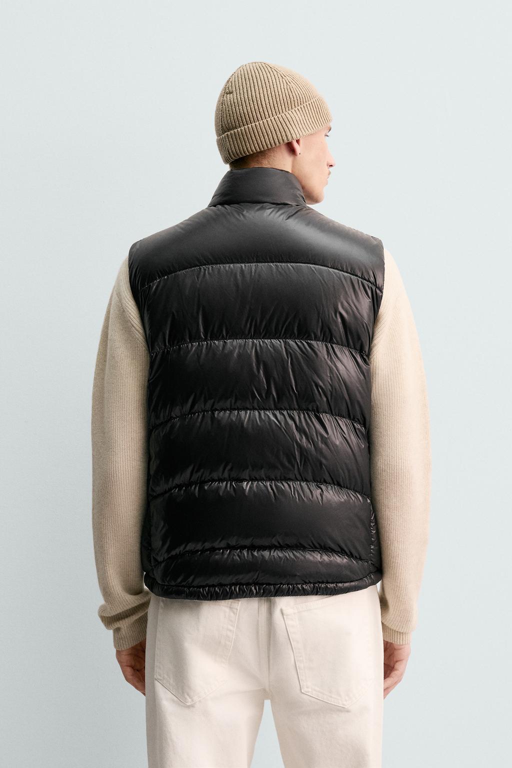 СТЕГАНЫЙ ЖИЛЕТ 80% ПУХ - 20% ПЕРО WATER REPELLENT