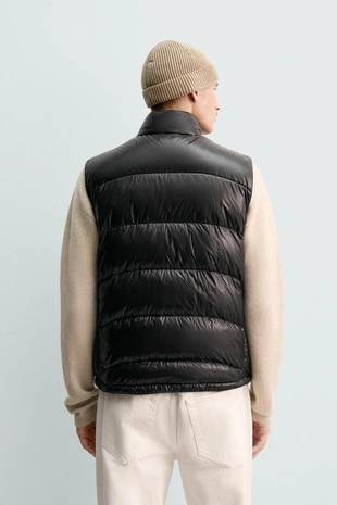 Стеганый жилет 80% пух - 20% перо WATER REPELLENT- Заказать в России