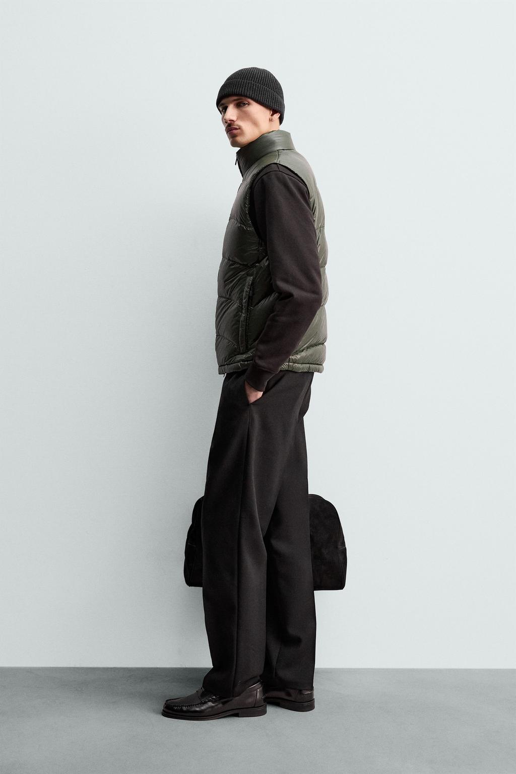 СТЕГАНЫЙ ЖИЛЕТ 80% ПУХ - 20% ПЕРО WATER REPELLENT