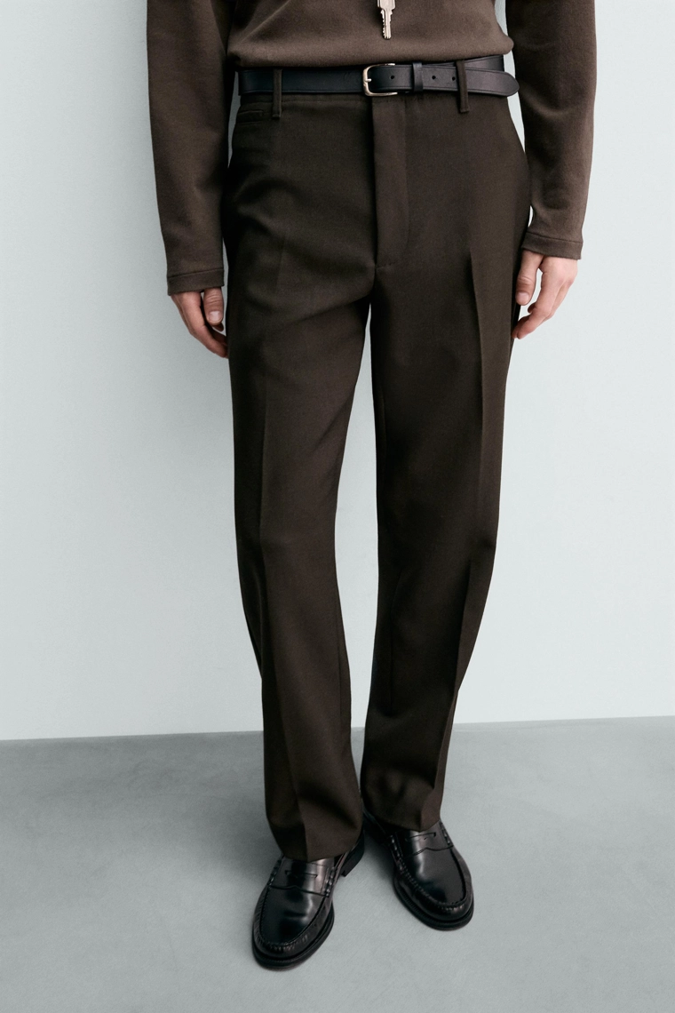 Брюки чино из 100% шерсти происхождение