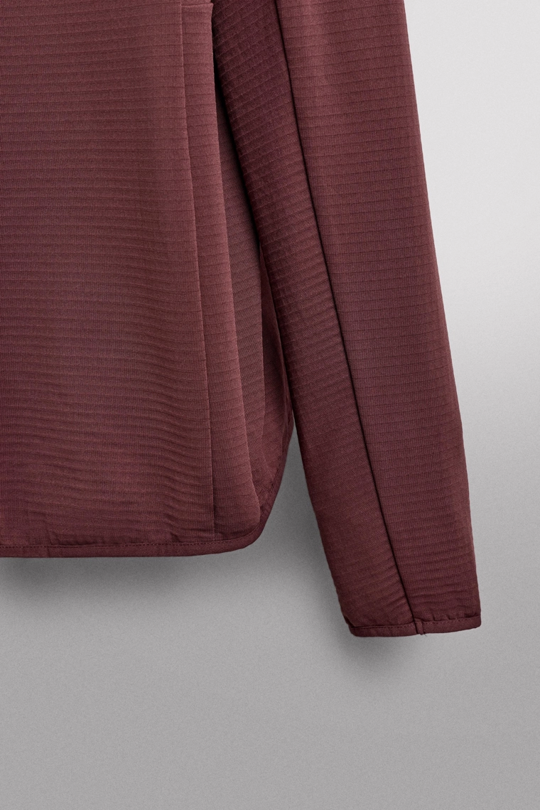 Техническая комбинированная флисовая толстовка