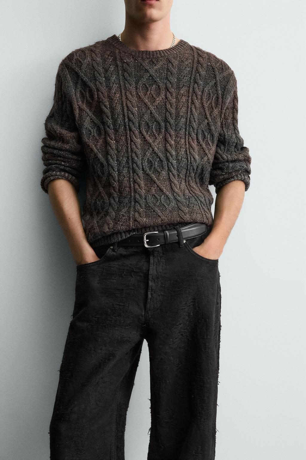 БРЮКИ JACQUARD С ТЕКСТУРОЙ