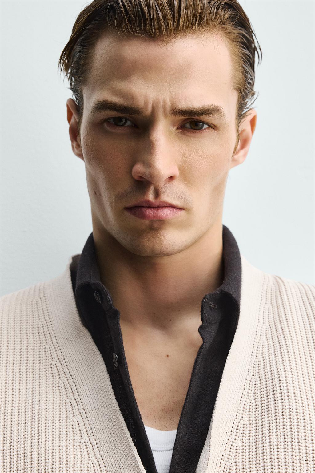 КАРДИГАН RELAXED FIT РЕЛЬЕФНЫЙ