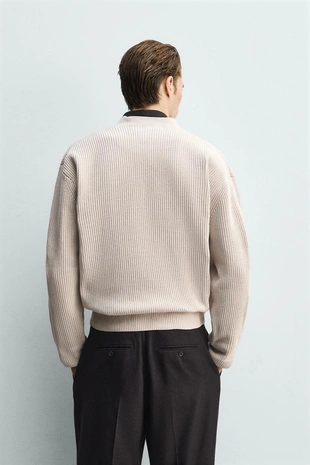 Кардиган RELAXED FIT рельефный- Заказать в России