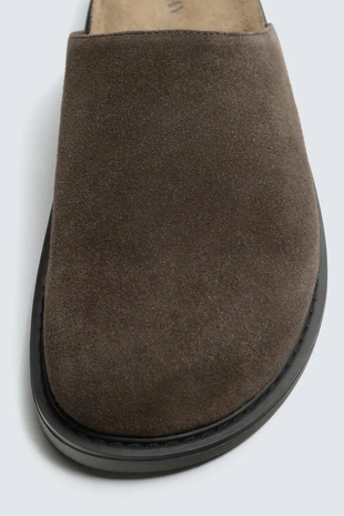 Кожаные сабо- Заказать в России