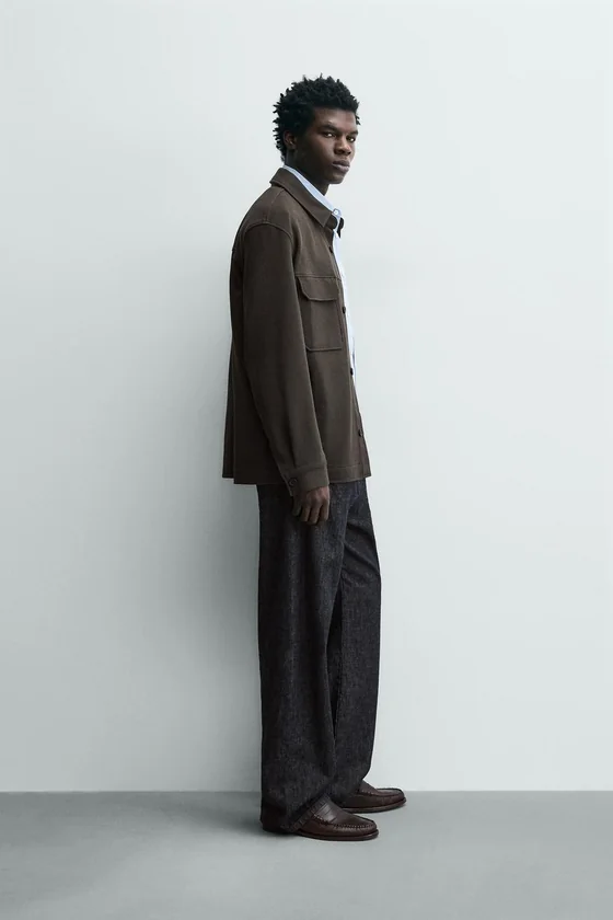 Рубашка-овершерт comfort textured