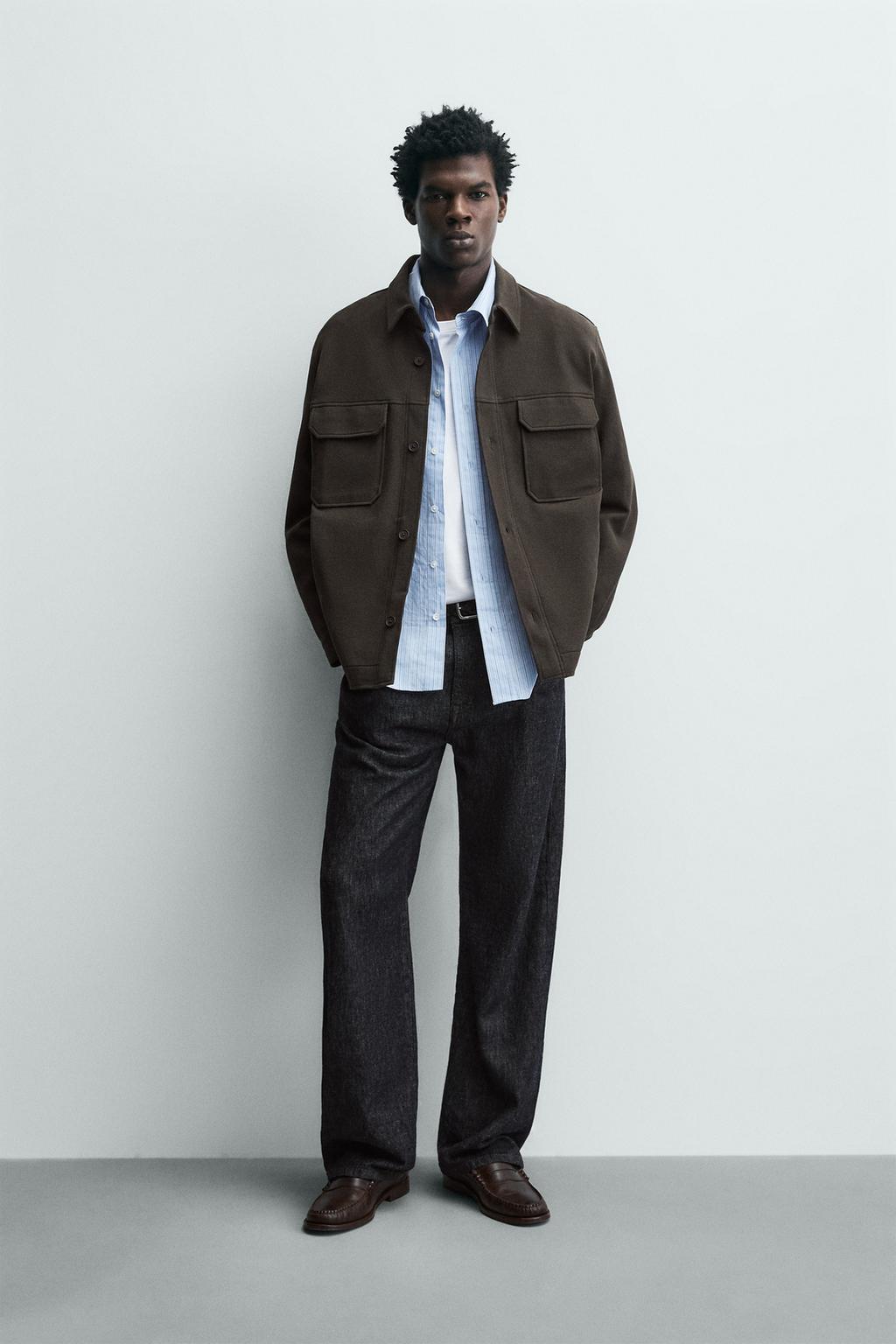 Рубашка-овершерт comfort textured