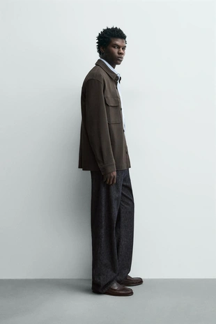 Рубашка-овершерт COMFORT TEXTURED- Заказать в России