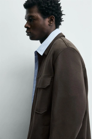 Рубашка-овершерт COMFORT TEXTURED- Заказать в России