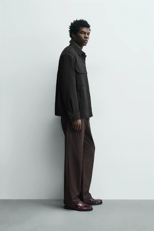 Удобная текстурированная рубашка