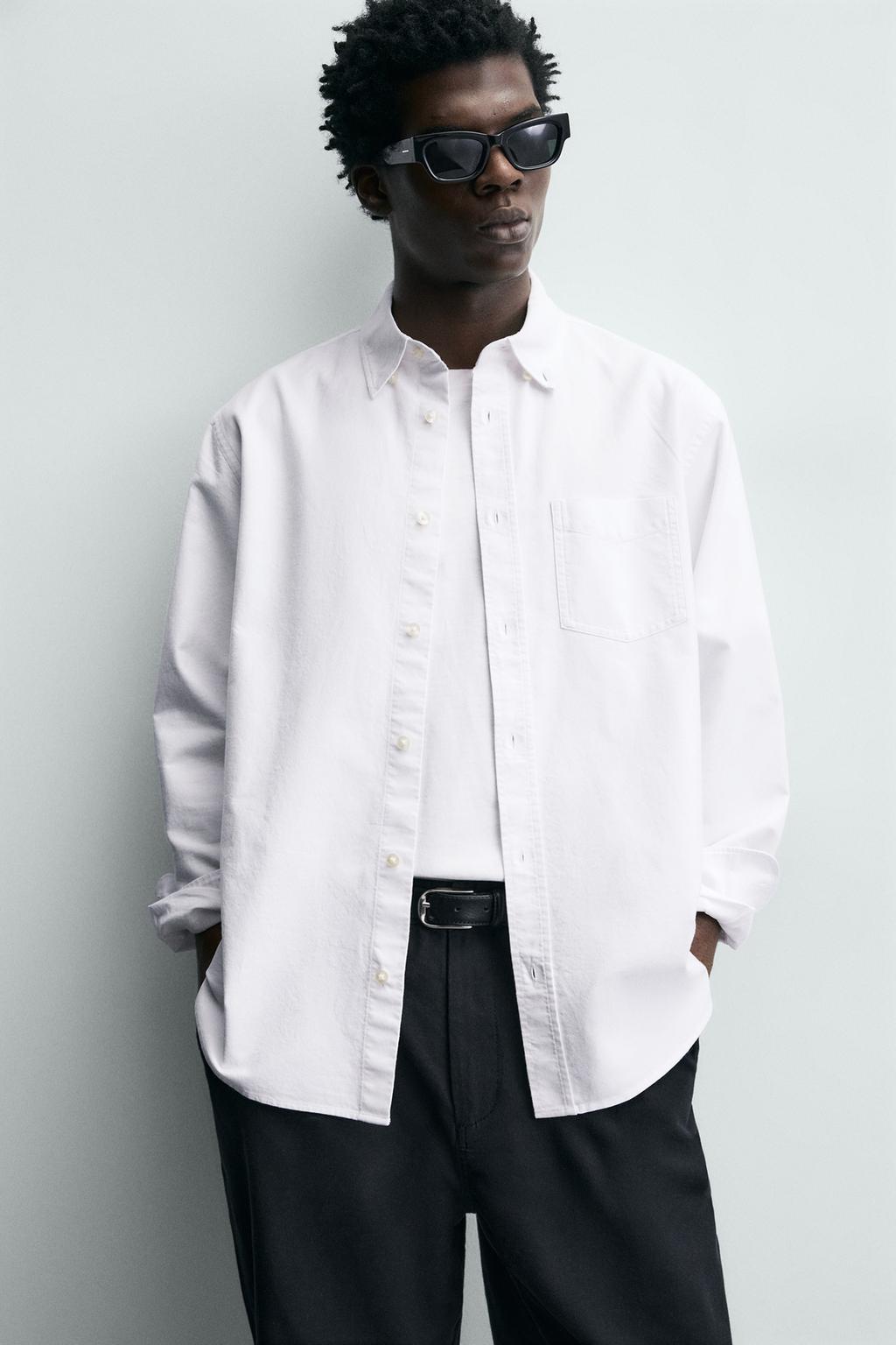 РУБАШКА ОКСВОРД С ТЕКСТУРОЙ