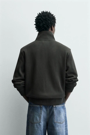 Куртка в рубчик из ткани интерлок- Заказать в России