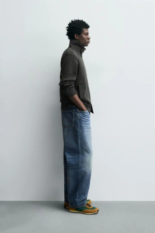 Куртка в рубчик из ткани интерлок- Заказать в России