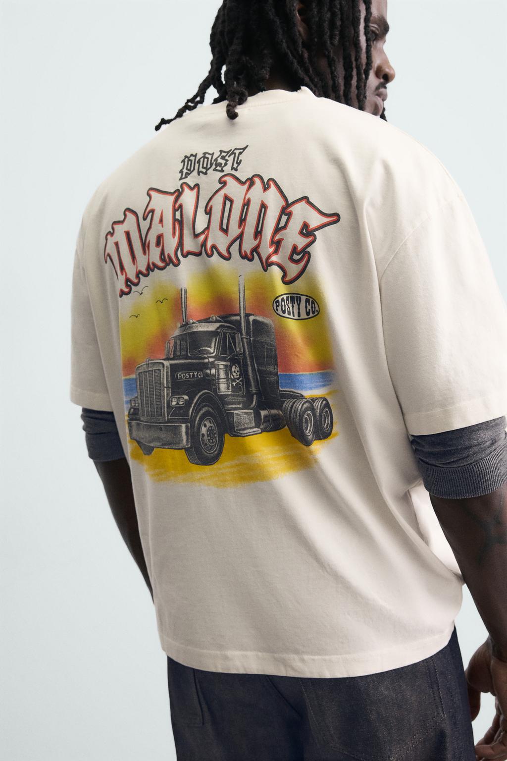 ФУТБОЛКА С ГРАФИКОЙ POST MALONE ™