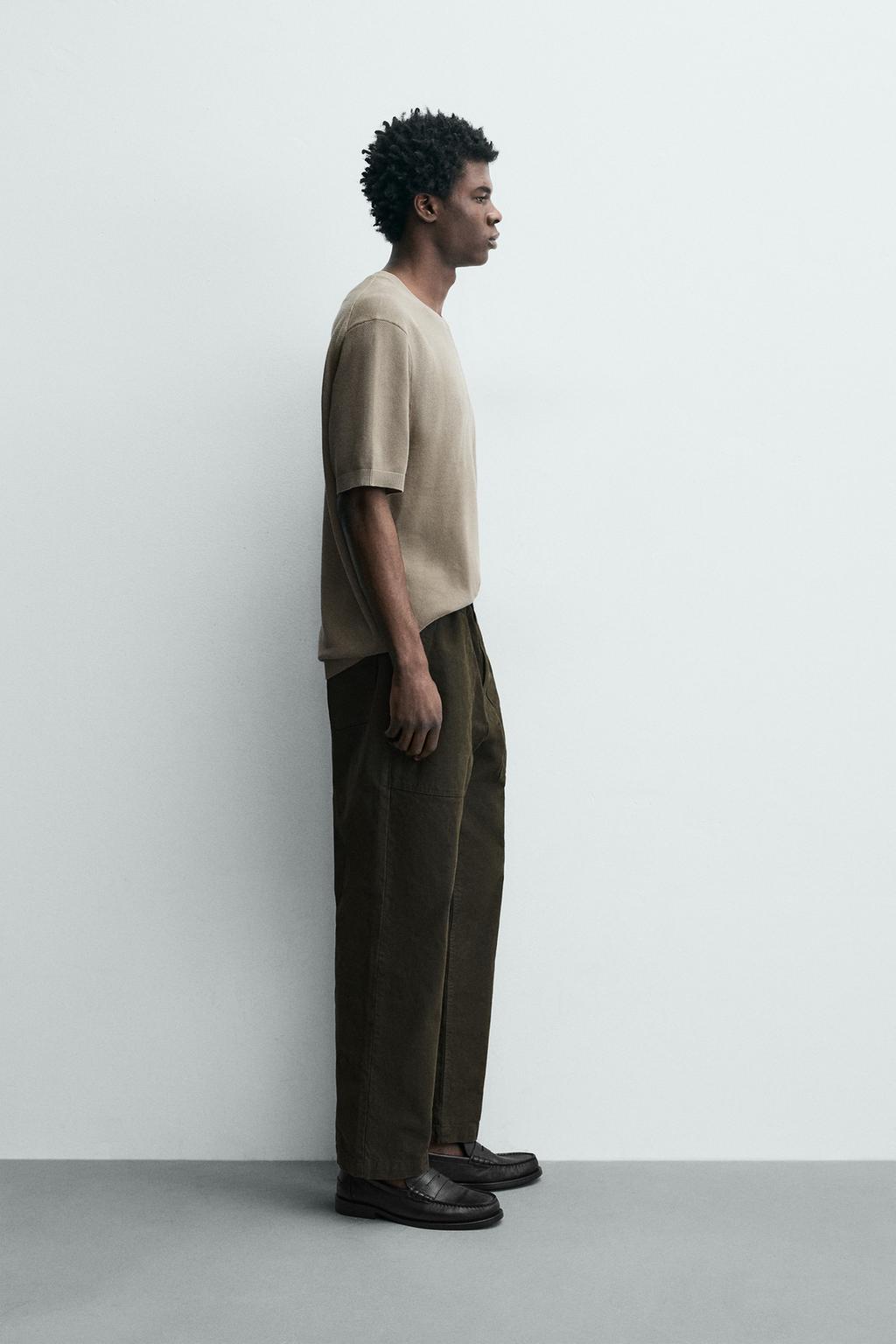 Трикотажная футболка свободного кроя