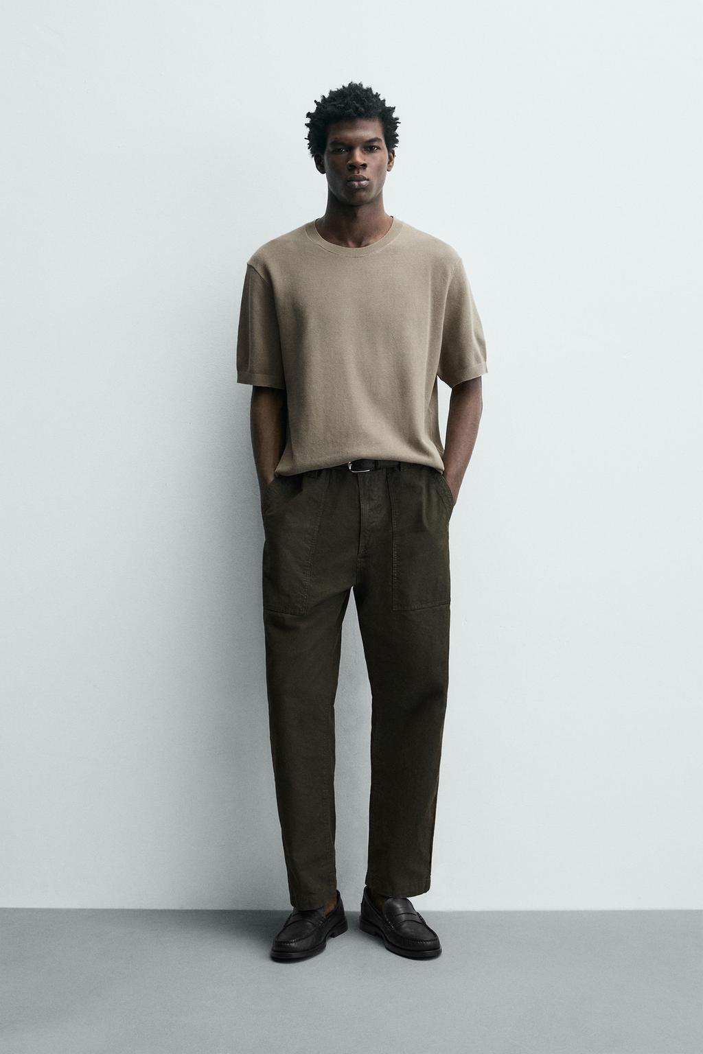 Трикотажная футболка свободного кроя